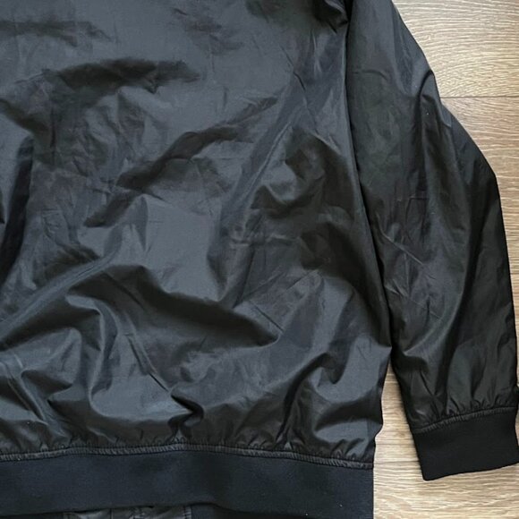 Old Navy Black Jersey Lined Long Sleeve Hooded Jacket Coat XXL (18) Plus - Picture 12 of 12